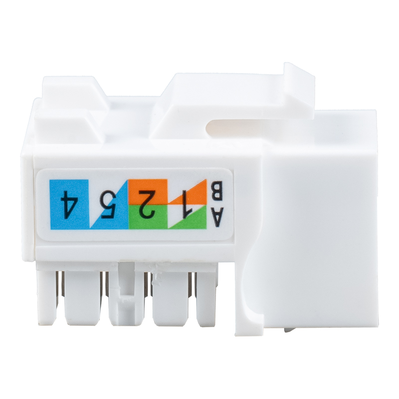 Модульный разъем Cat5e Unshielded 90° SM-2016H8C5E