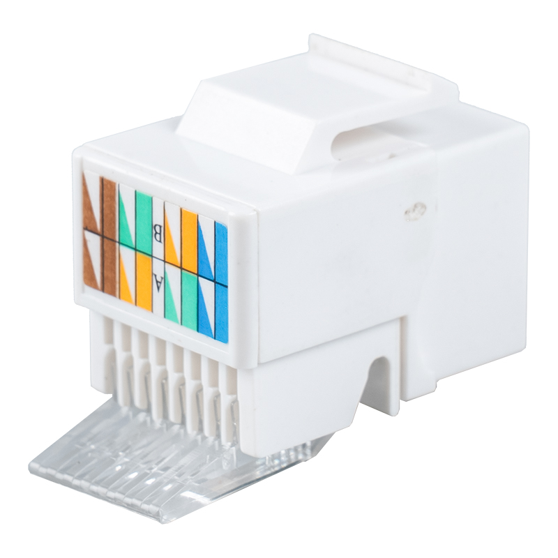 C6 Неэкранированный 90° Tolless Keystone Jack (мини-тип) SM-2052H8C6