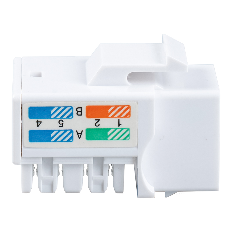 Модульный разъем Cat6 Unshielded 90° SM-2053H8C6