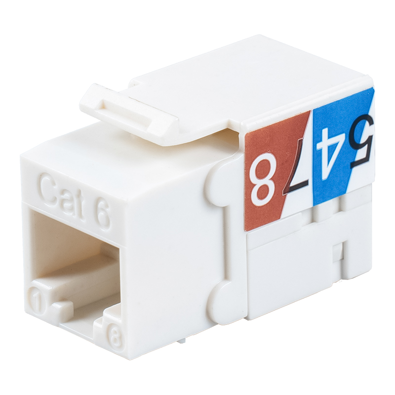 Cat6 Неэкранированный 90° Keystone Jack SM-2337H8C6