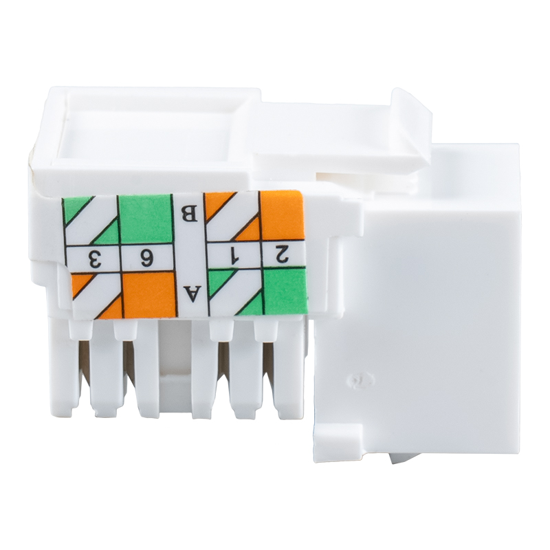 Cat6 Неэкранированный 90° Keystone Jack SM-2337H8C6
