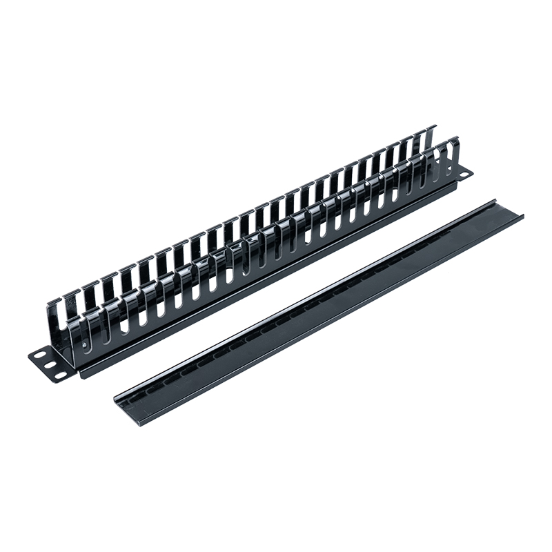 19-дюймовая пластиковая стойка для прокладки кабелей 1U (24 порта) SP-3050-1U 