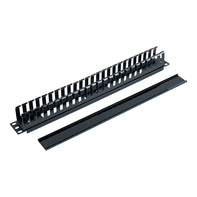 19-дюймовая пластиковая стойка для прокладки кабелей 1U (24 порта) SP-3050-1U 