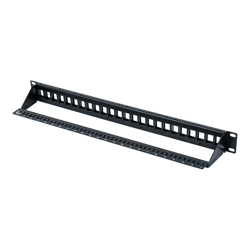 19-дюймовая экранированная коммутационная панель 1U на 24 порта (с модулем C6) SP-3260-24P