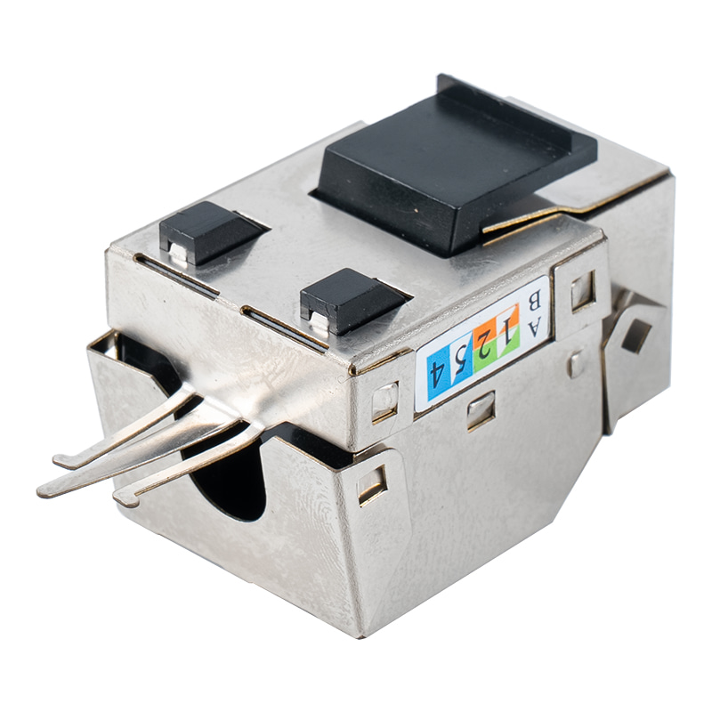 Cat6 Экранированный домкрат Keystone 90° (с металлическим корпусом) SM-2013SH8C6