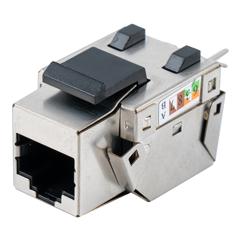 Cat6 Экранированный домкрат Keystone 90° (с металлическим корпусом) SM-2013SH8C6