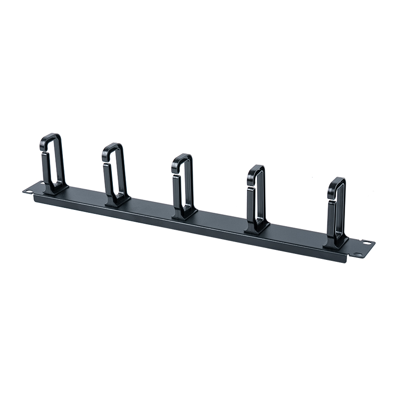 19-дюймовая пластиковая панель управления кабелями 1U (с 5 пластиковыми кольцами) SP-3801-1U